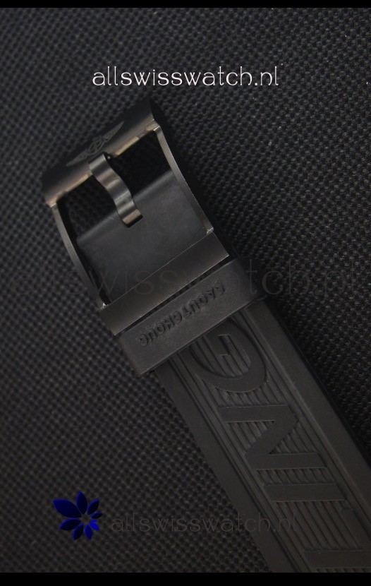 IMG_9081 Breitling Avenger Blacksteel DLC Coatedin Black Dial Replica 8