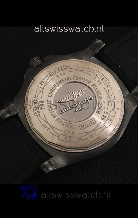 IMG_9081 Breitling Avenger Blackbird 44MM Titanium Case Replica 8