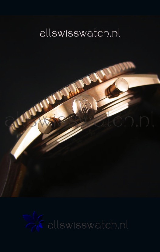 IMG_9081 Breitling Navitimer 01 Brown Dial Rose Gold 1:1 Mirror Replica 8