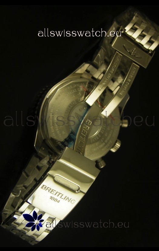 IMG_9081 Breitling Navitimer World GMT - 1:1 Mirror Ultimate Edition Black Dial Replica 8