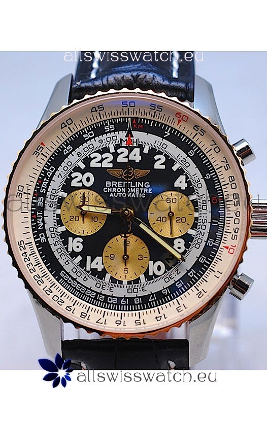 IMG_9081 Breitling Navitimer Cosmonautein Black Dial Replica 8