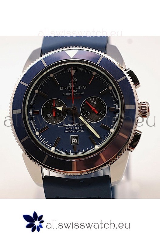 IMG_9081 Breitling SuperOcean Heritage- Rubber Strap Replica 8
