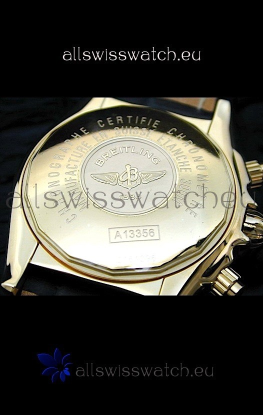 IMG_9081 Breitling Evolutionin Gold Case Blue Dial Replica 8