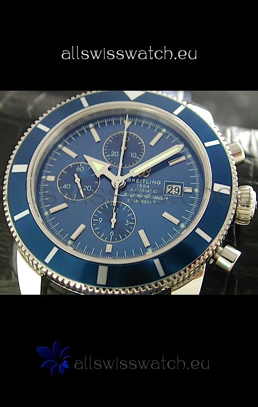 Breitling Superoceanin Blue Dial Replica 8