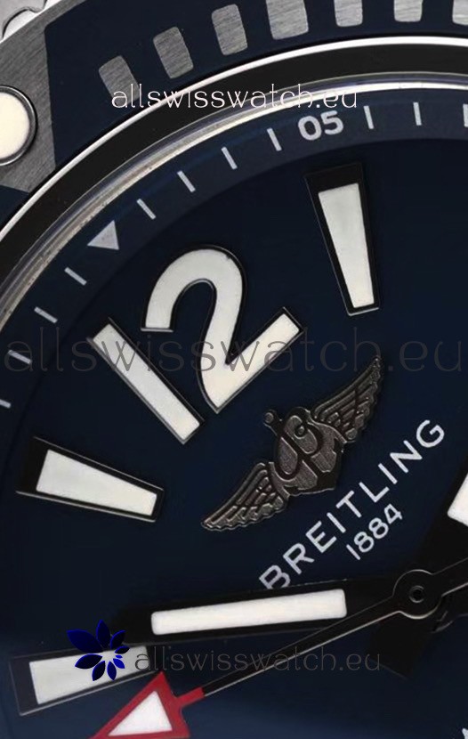 IMG_9081 Breitling Superocean Automatic 44 Steel - Navy Blue Dial 1:1 Mirror Replica 8