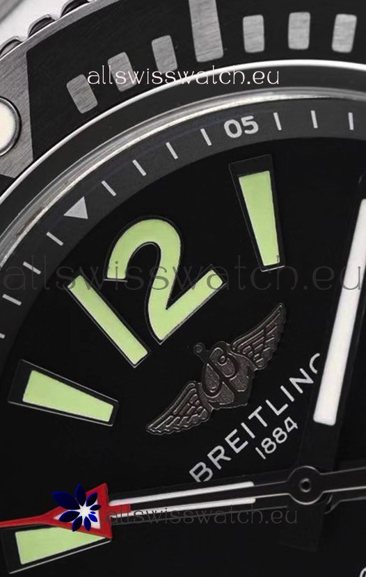 IMG_9081 Breitling Superocean Automatic 44 Steel - Black Dial 1:1 Mirror Replica 8