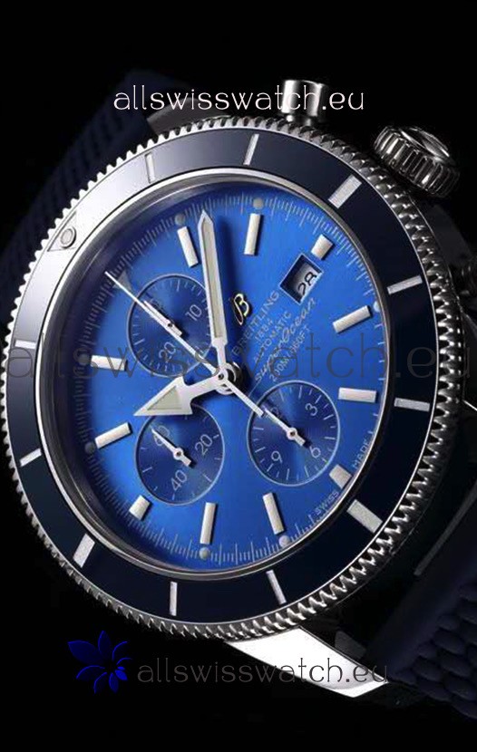 IMG_9081 Breitling SuperOcean Heritage II 44MM Blue Dial Replica 8