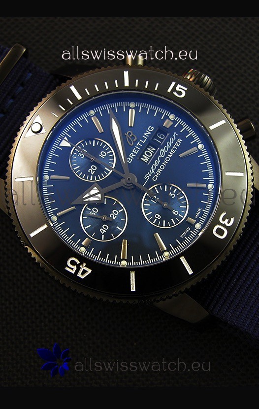 IMG_9081 Breitling Superocean Heritage II Outerknown Blacksteel NATO Strap 1:1 Mirror Replica 8
