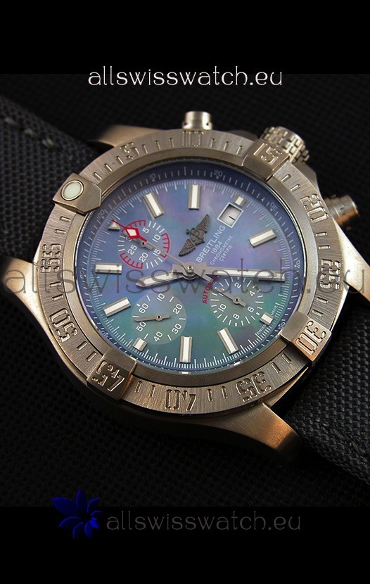 IMG_9081 Breitling Avenger Titanium CaseMOP Dial 1:1 Mirror Replica 8