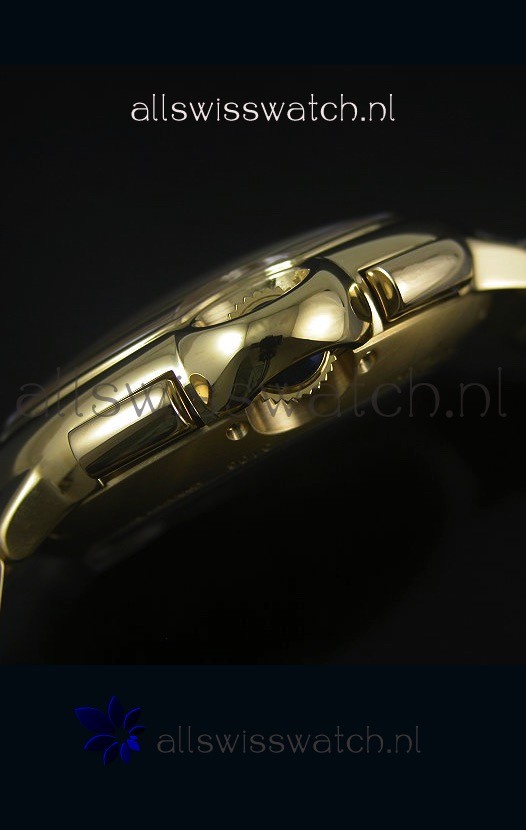 IMG_9081 Ballon De Cartier Chronograph in Yellow Gold Case - 1:1 Mirror Replica 8