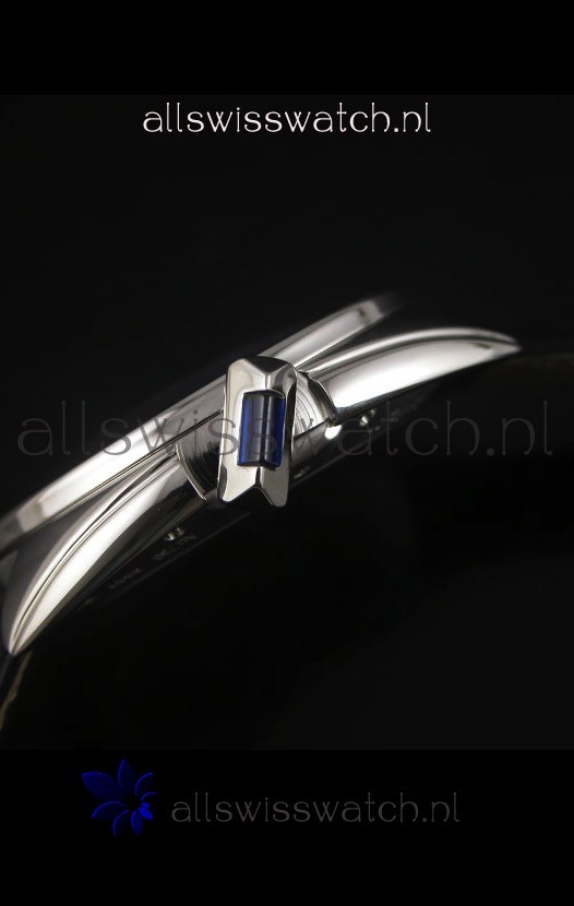 IMG_9081 Cle De Cartier 40MM Steel Case with Leather Steap - 1:1 Mirror Replica 8