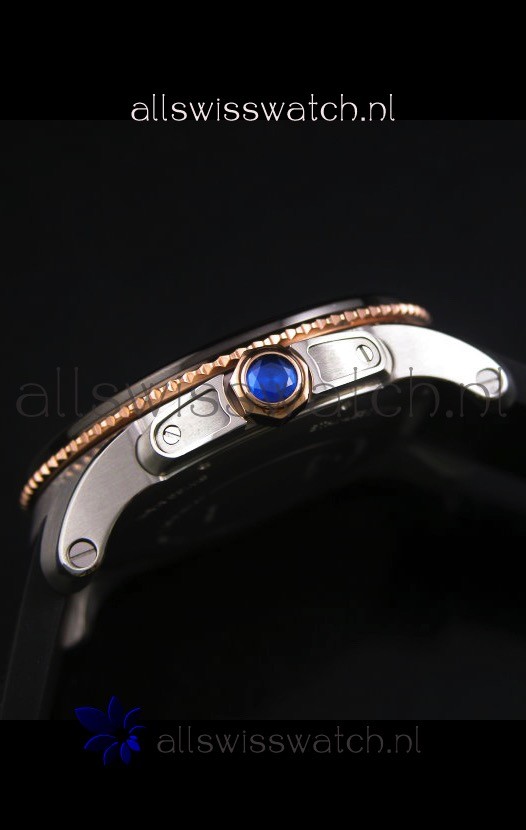 IMG_9081 Calibre De Cartier 42MM White Dial Two Tone Case - 1:1 Mirror Replica 8
