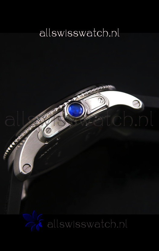 IMG_9081 Calibre De Cartier 42MM White Dial Steel Case - 1:1 Mirror Replica 8