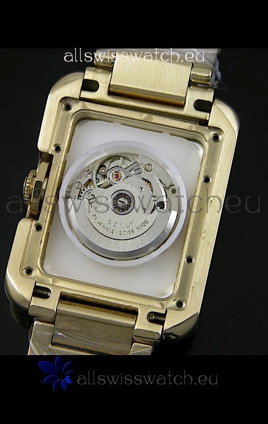 Cartier Tank Anglaise Mid Sized Yellow Gold - 1:1 Mirror Replica 8
