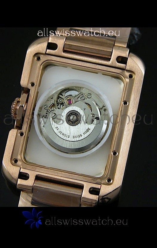 IMG_9081 Cartier Tank Anglaise Mid Sized Pink Gold - 1:1 Mirror Replica 8