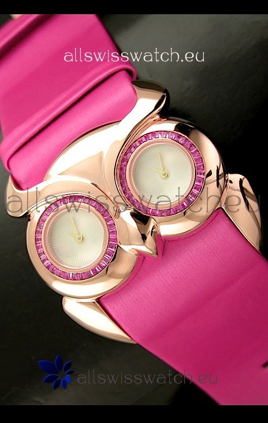IMG_9081 Chopard Animal World Ladies Owl in Pink Strap Replica 8