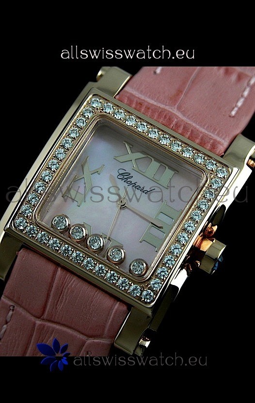 IMG_9081 Chopard Happy Sportin Pink Strap Replica 8