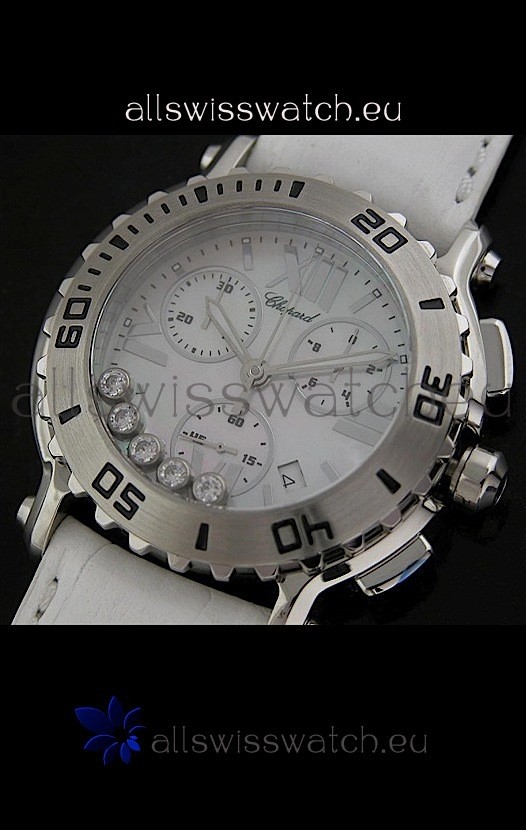 IMG_9081 Chopard Happy Sportin White Strap Replica 8