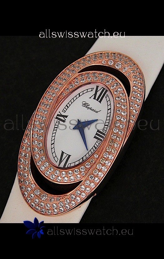 Chopard Xtravagzain White Strap Replica 8