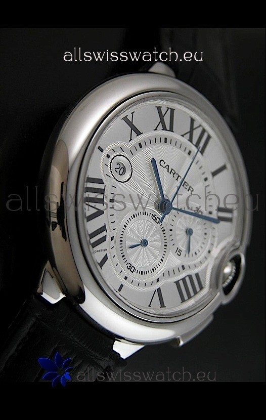 IMG_9081 Cartier Ballon de in Silver White Dial Replica 8