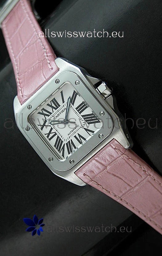 IMG_9081 Cartier Santos inWhite Dial Replica 8