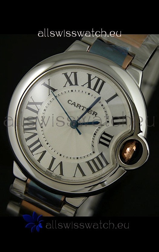 IMG_9081 Ballon De Bleu Cartier Two tone Pink Gold Replica 8