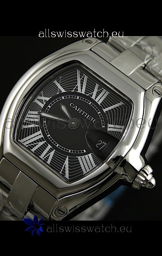 IMG_9081 Cartier Roadster Ladies - 1:1 Mirror in Pink Dial Replica 8