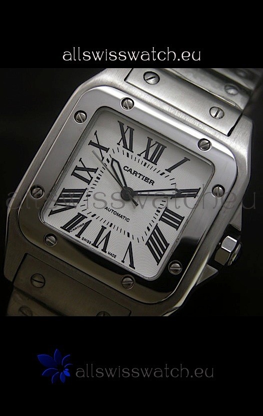 IMG_9081 Cartier Santosin White Dial Replica 8