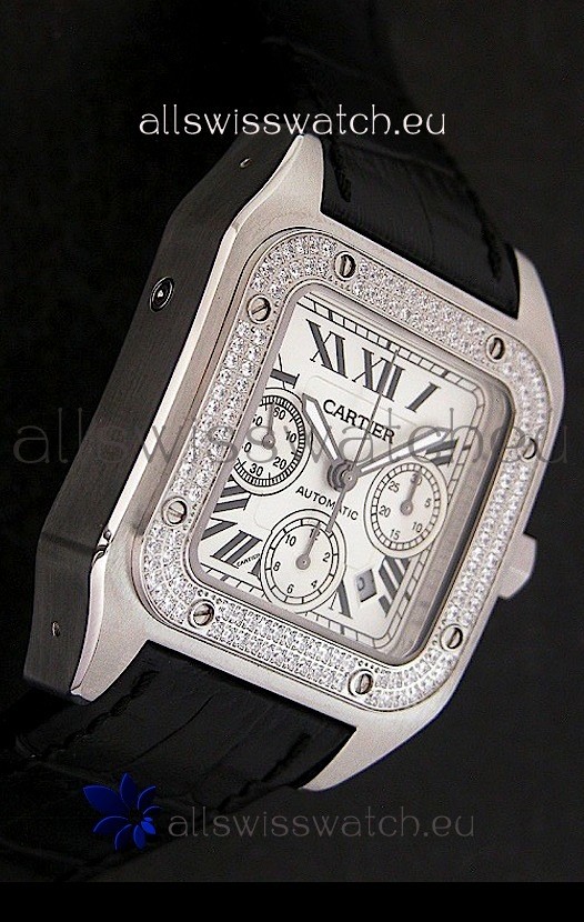 IMG_9081 Cartier Santosin White Dial Replica 8