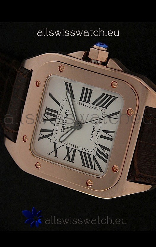 IMG_9081 Cartier Santosin White Dial Replica 8