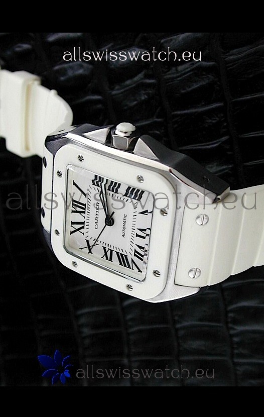 IMG_9081 Cartier Santosin White Dial Replica 8