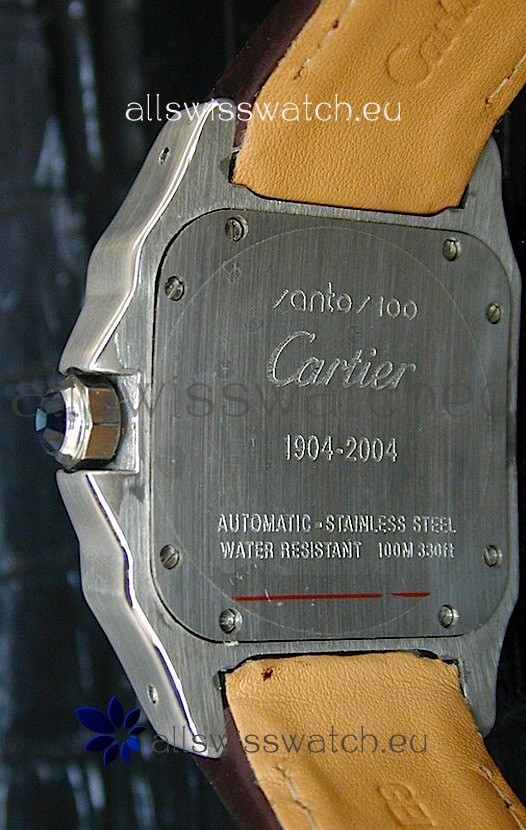 IMG_9081 Cartier Santos 100in White Dial Replica 8