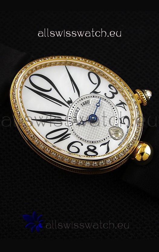 IMG_9081 Breguet Reine De Naples Ladies 1:1 18K Yellow Gold Replica 8