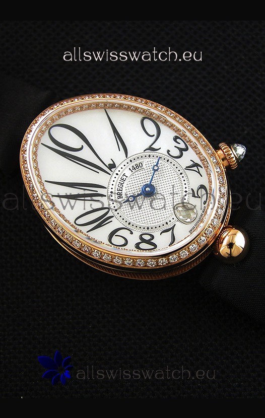 IMG_9081 Breguet Reine De Naples Ladies 1:1 Rose Gold Replica 8