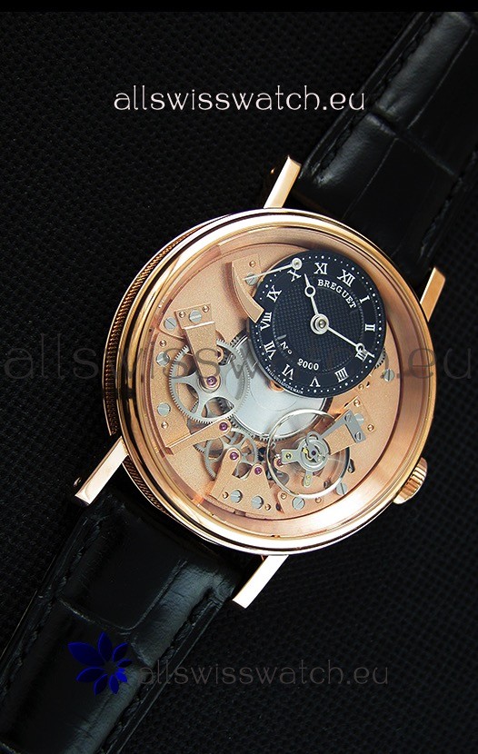 IMG_9081 Breguet Tradition 7057BR/R9/9W6 Pink Gold Dual Tourbillon Replica 8