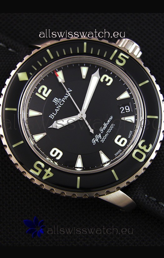 IMG_9081 Blancpain Fifty Fathoms - 1:1 Mirror Titanium 1:1 Mirror Replica 8