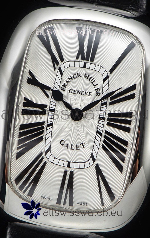 IMG_9081 Franck Muller Galet Ladies Quartz Black Strap Replica 8