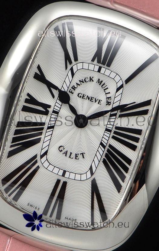 Franck Muller Galet Ladies Quartz Pink Strap Replica 8