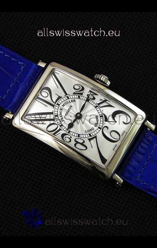 IMG_9081 Franck Muller Long Island Ladies in Quartz Movement Blue Strap Replica 8