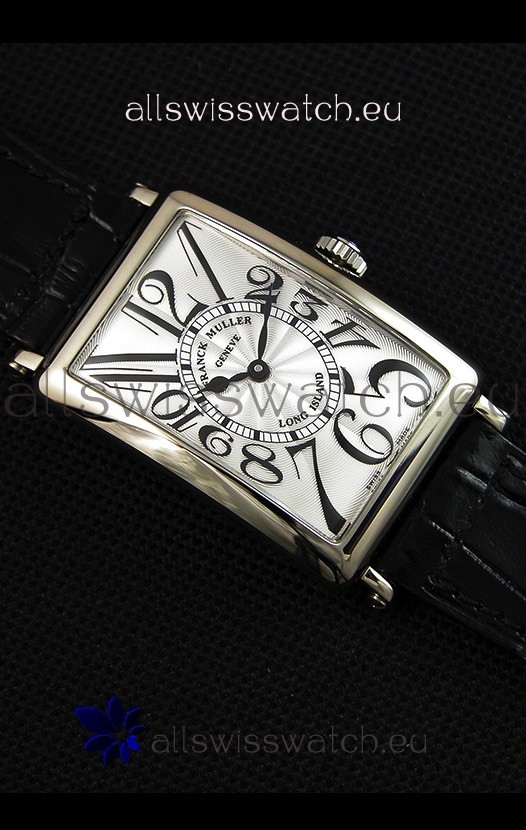 IMG_9081 Franck Muller Long Island Ladies in Quartz Movement Black Strap Replica 8