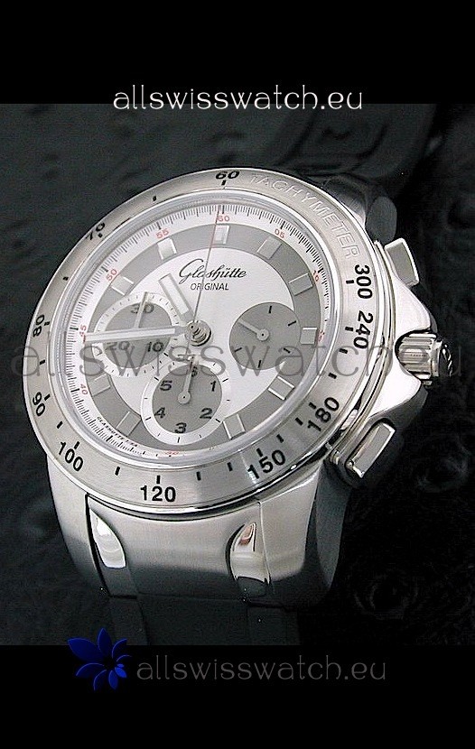 IMG_9081 Glashuette Sport Evolution Chrono in White Dial Replica 8