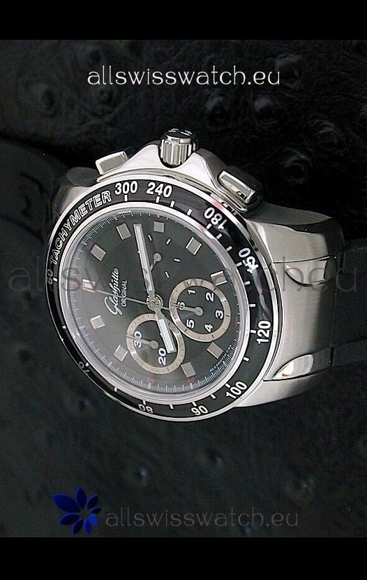 IMG_9081 Glashuette Sport Evolution Chrono in Black Dial Replica 8