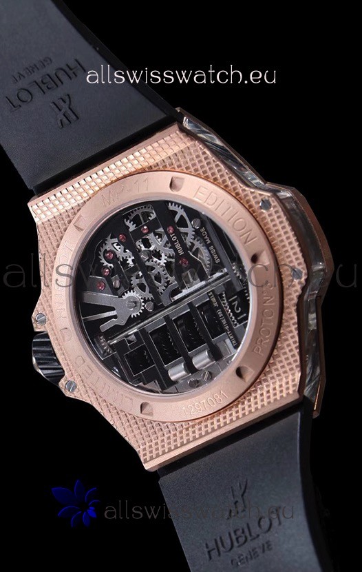 IMG_9081 Hublot Big Bang MP-11 Power Reserve 3D Gold Carbon Replica 8