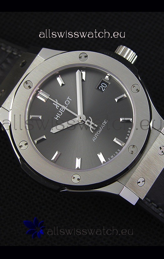 IMG_9081 Hublot Big Bang Classic Fusion 38MM 1:1 Mirror Grey Dial Replica 8
