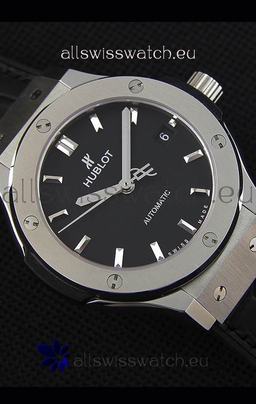 IMG_9081 Hublot Big Bang Classic Fusion 38MM 1:1 Mirror Black Dial Replica 8