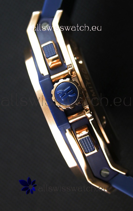IMG_9081 Hublot Big Bang Pink Gold Blue1:1 Mirror Replica 8