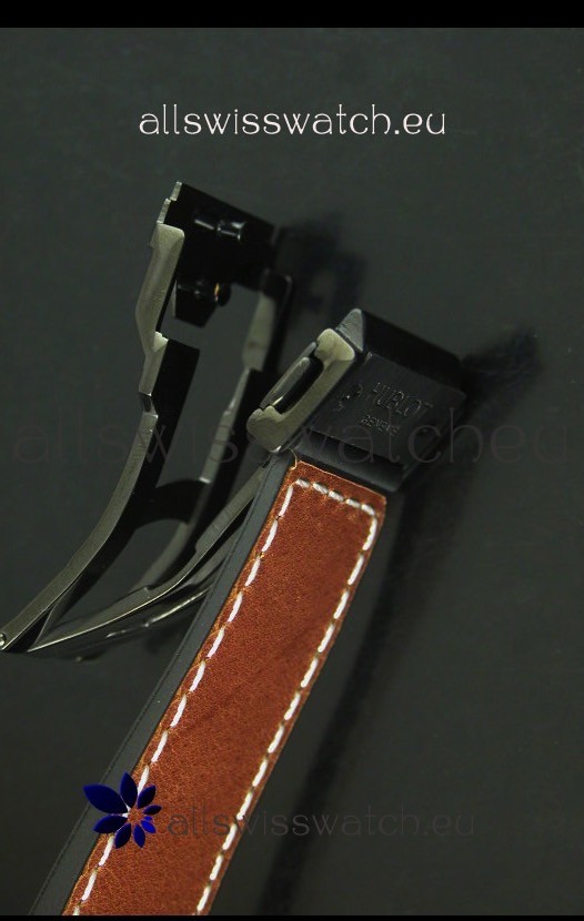 IMG_9081 Hublot Big Bang Stainless Ceramic Case/Bezel Quartz 45MM Replica 8