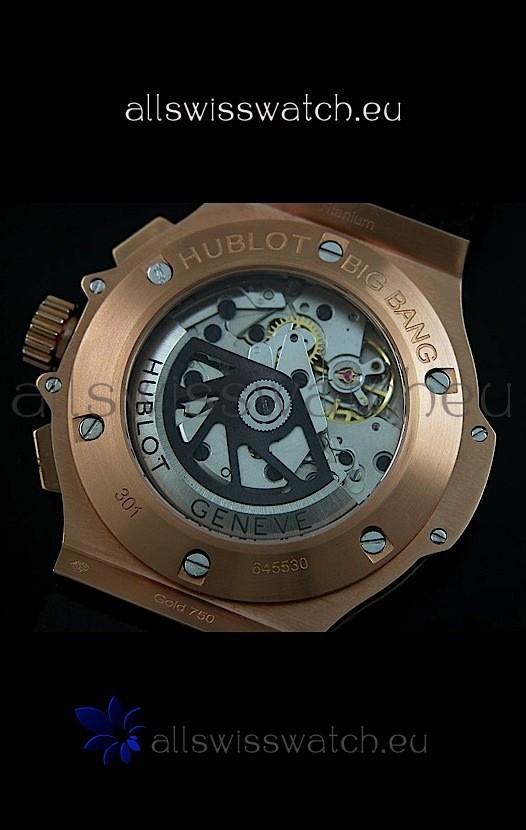 IMG_9081 Hublot Big Bang Pink Gold- 1:1 Mirror Carbon Dial Replica 8
