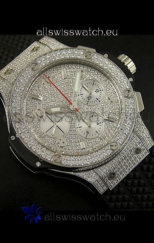 IMG_9081 Hublot Big Bang Bling Edition- Titanium Case Replica 8