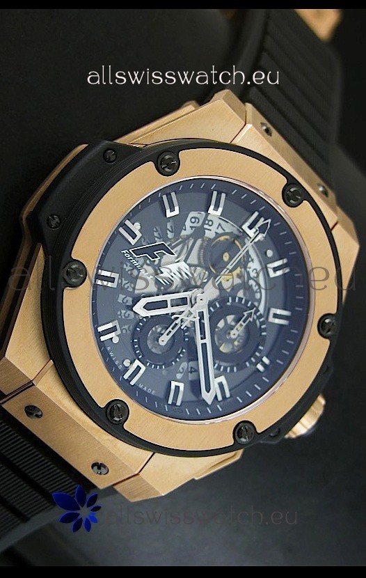 IMG_9081 Hublot Big Bang King Power Formula 1 in Pink Gold Case Replica 8
